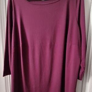 Joan Rivers Women's Blouse - Deep Magenta